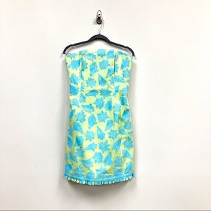 NWOT Lilly Pulitzer Strapless Sea Shell Dress